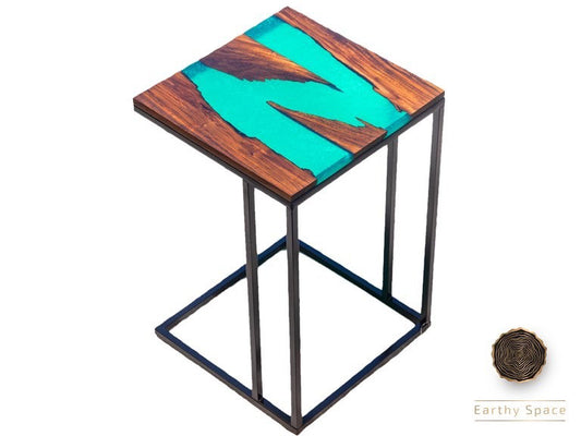 Resin Laptop River Table