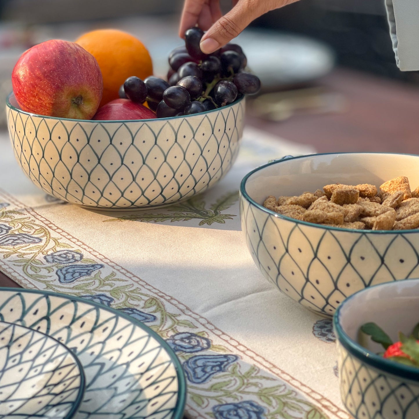 Mandala Ceramic Dinner Set