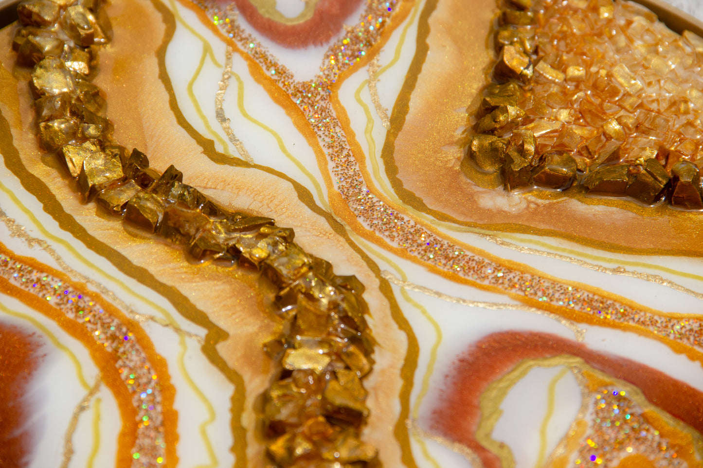 Resin Trio Geode Artwork