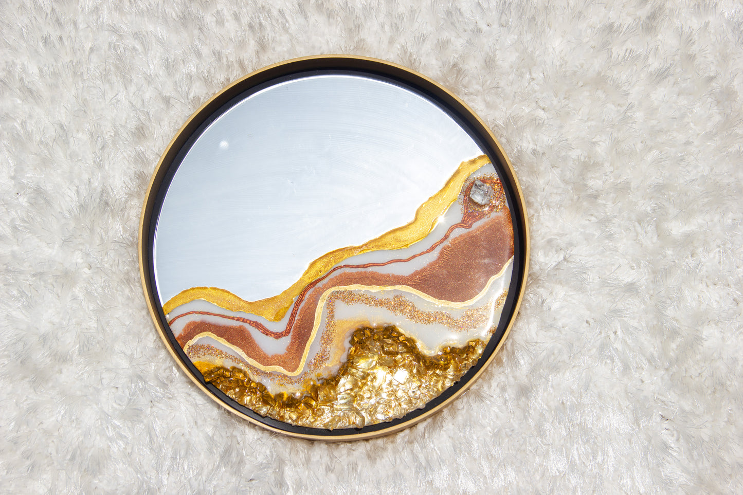 Resin Trio Geode Artwork
