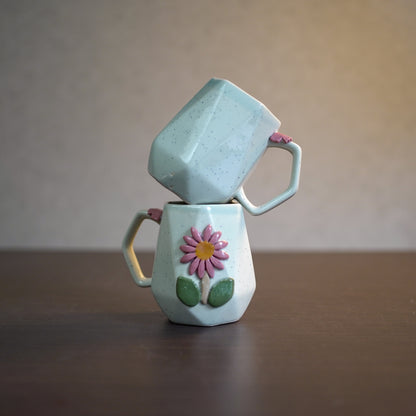 Green Flora Coffee Mugs
