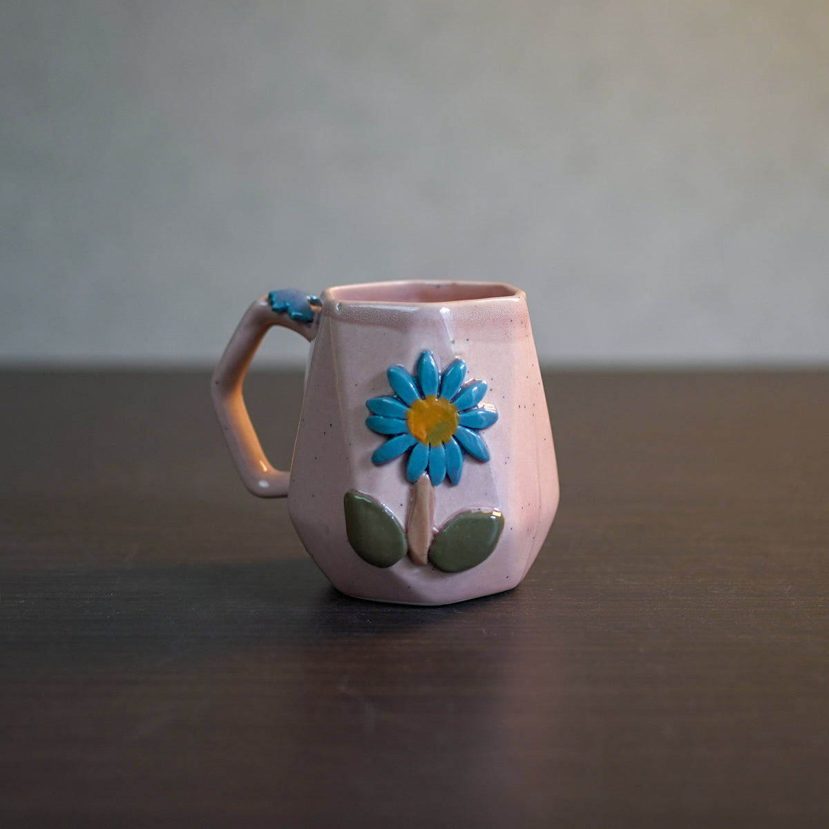 Pink Flora Coffee Mugs