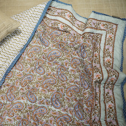 Reversible Single Quilt - Tropical Saga