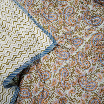 Reversible Single Quilt - Tropical Saga