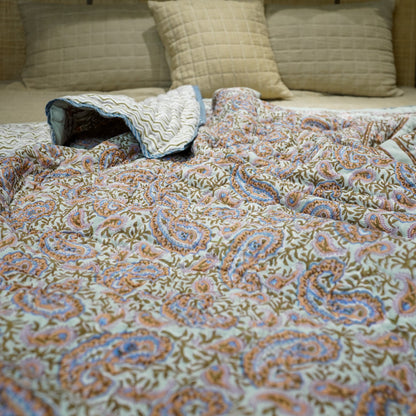 Reversible Single Quilt - Tropical Saga