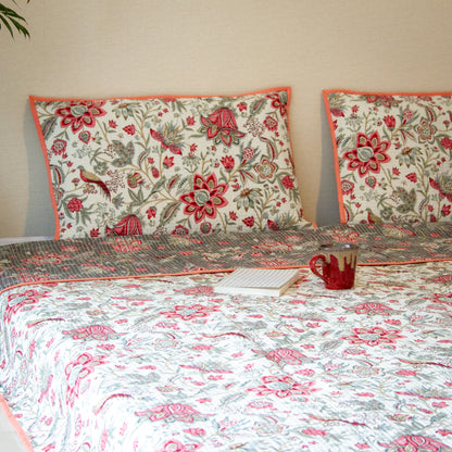 Blossom Series -Quilted Bedspread