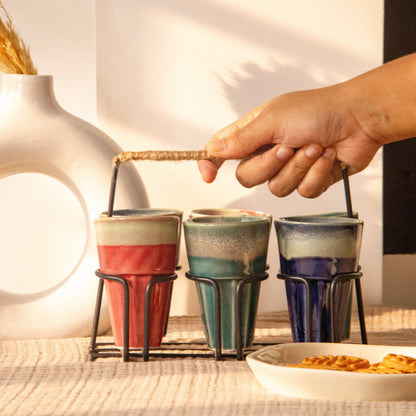 Artisanal Chai Glass Set of 6