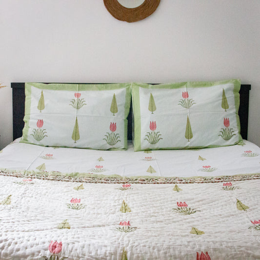 Gardenia Blooms Bedding Set