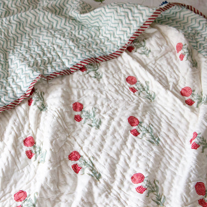 Angelonia Quilt - Single Bed