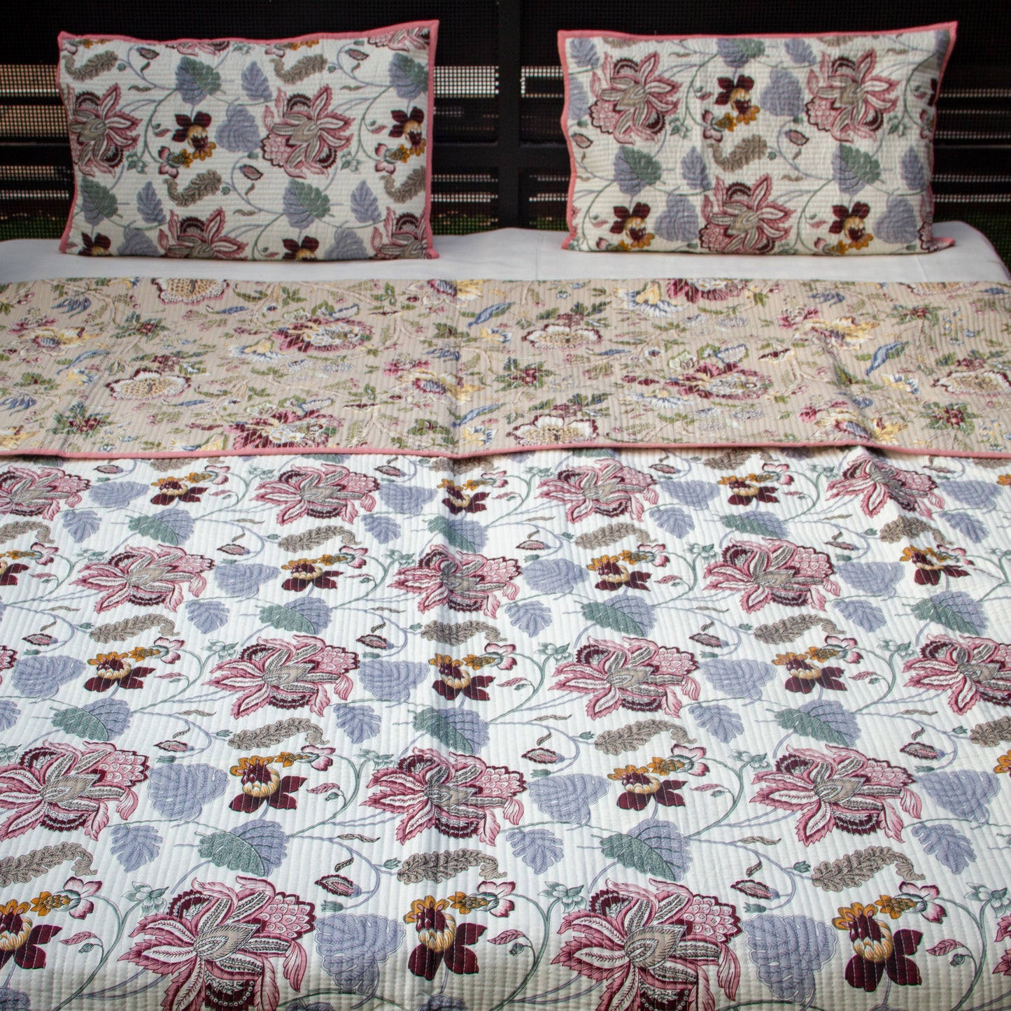 Blossom Series -Quilted Bedspread