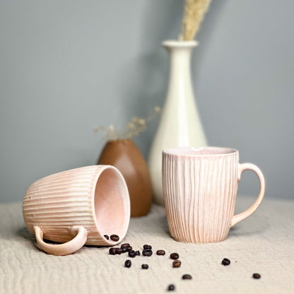 Striped Ceramic Mugs