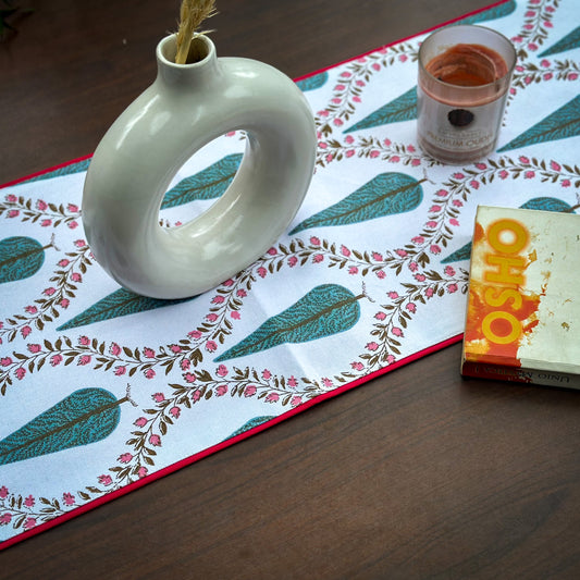 Blue Cypress Table Runner