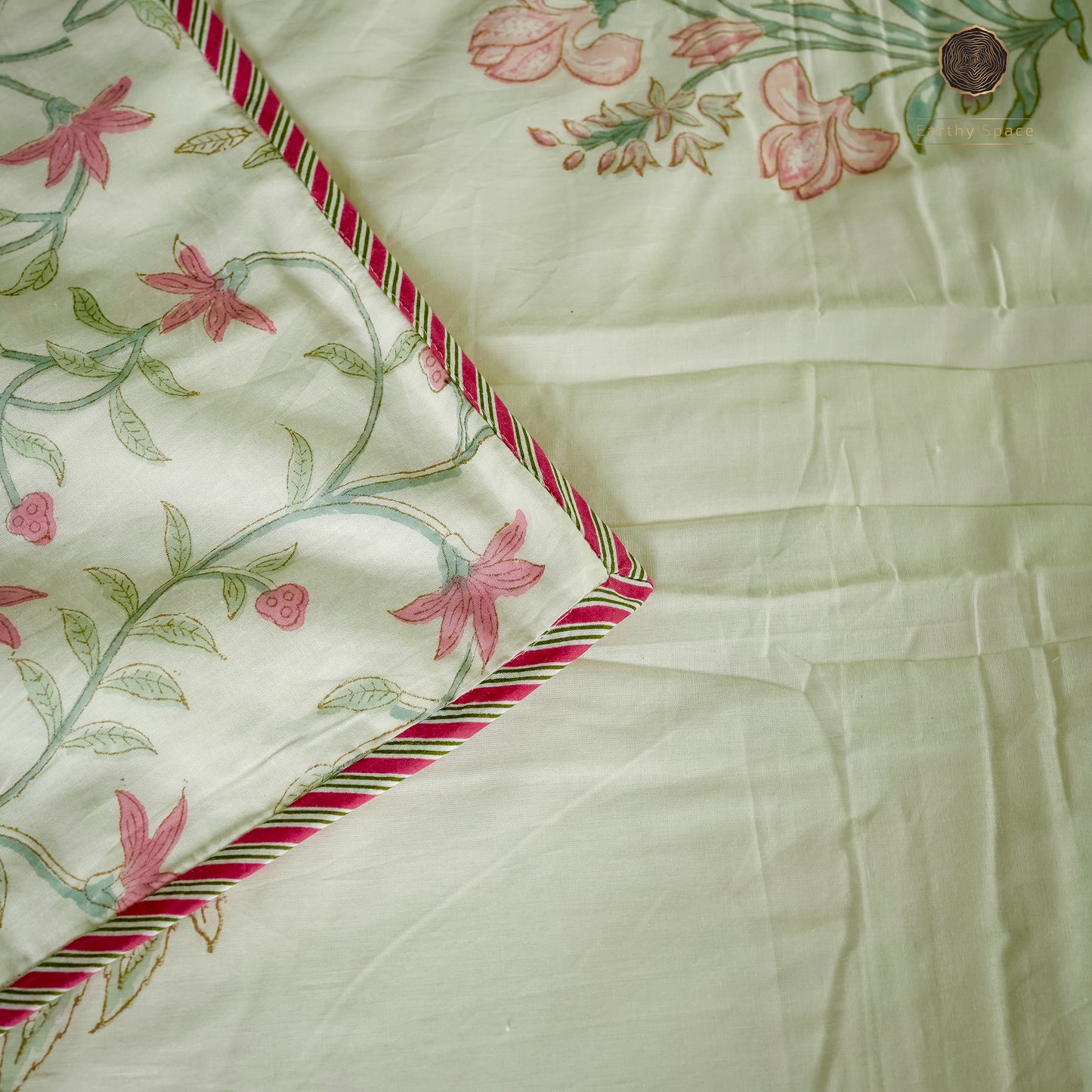Evergreen Hand Block Printed Reversible Dohar