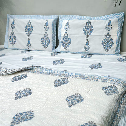 Blue Iris Bedding Set