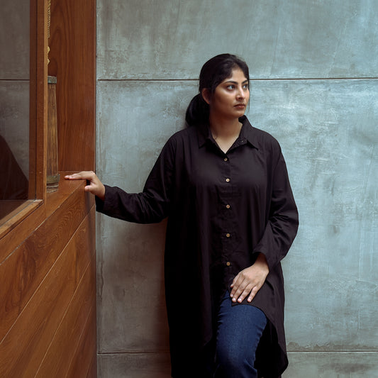 Long Shirt - Black
