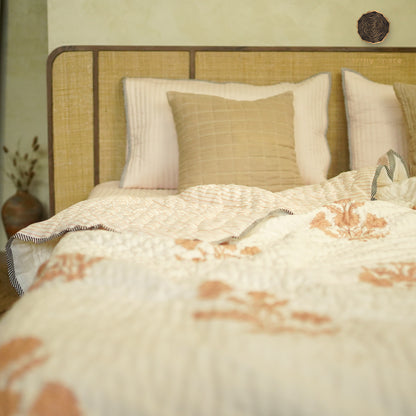 Reversible Quilt -Peach Blossom