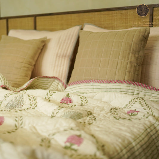 Reversible Quilt - Eden Garden