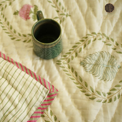 Reversible Quilt - Eden Garden