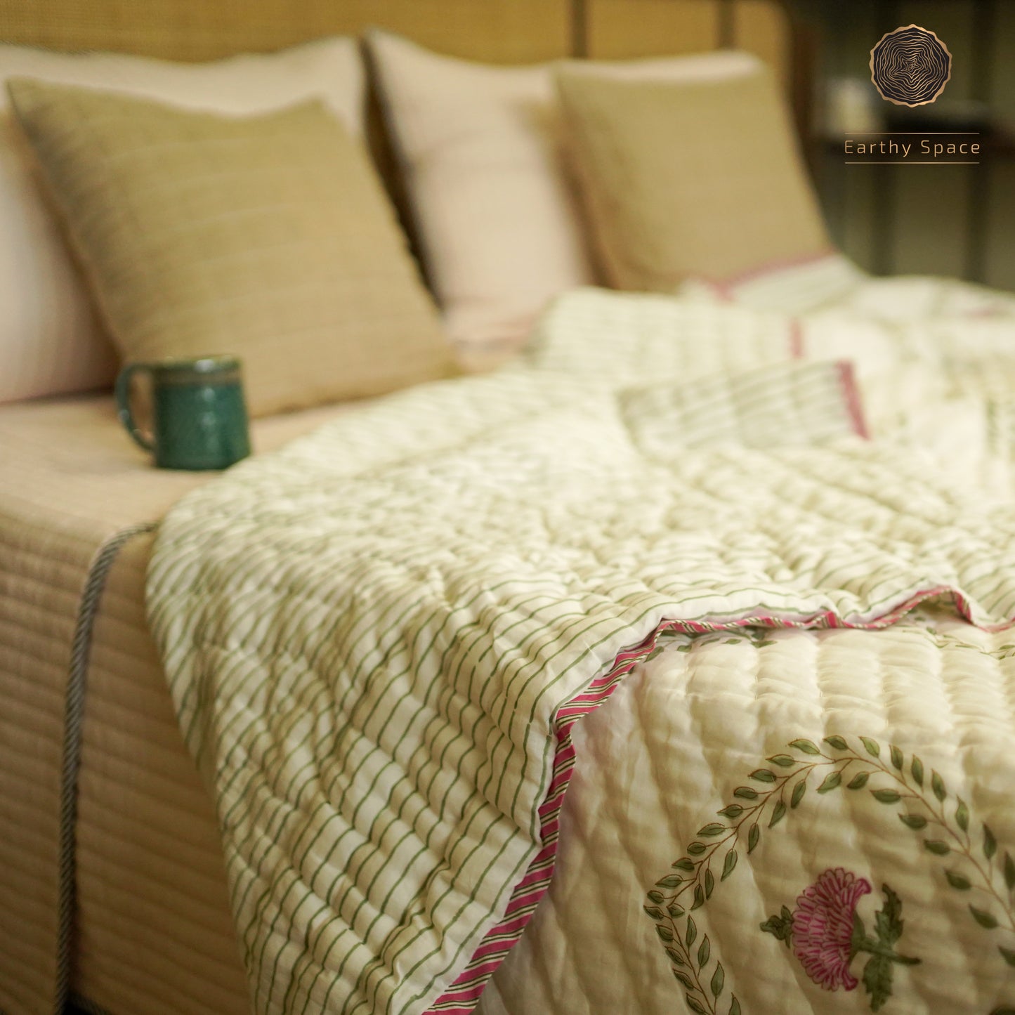 Reversible Quilt - Eden Garden
