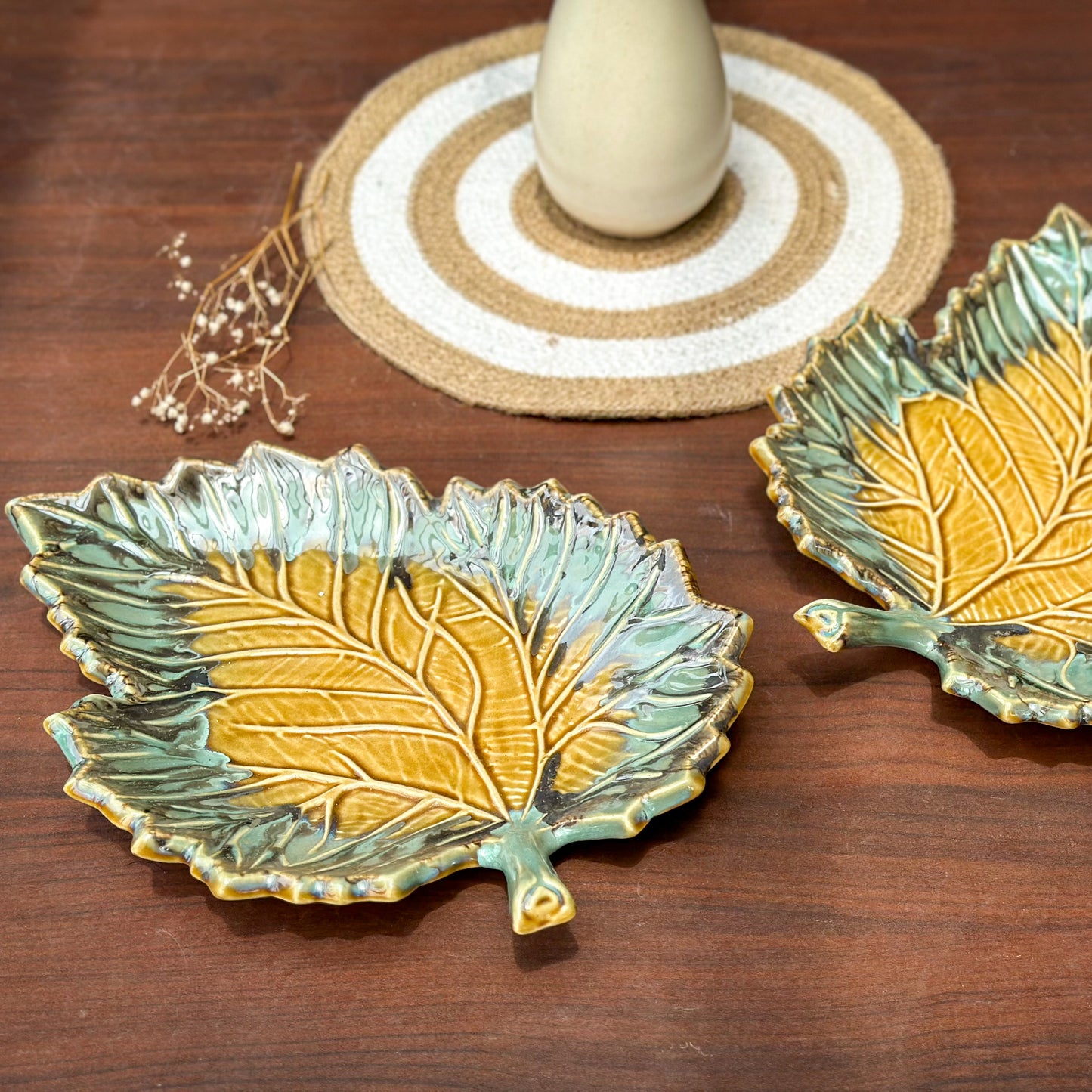 Ceramic Leaf Platter