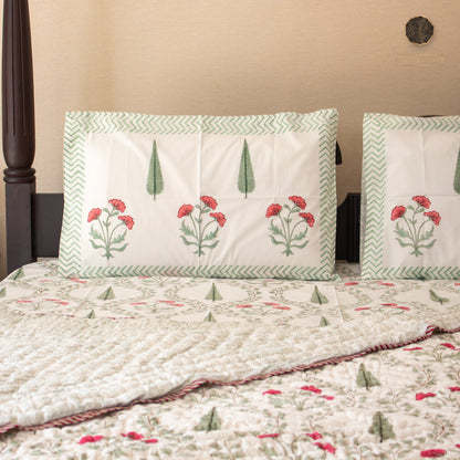 Evergreen Gardenia Bedding Set
