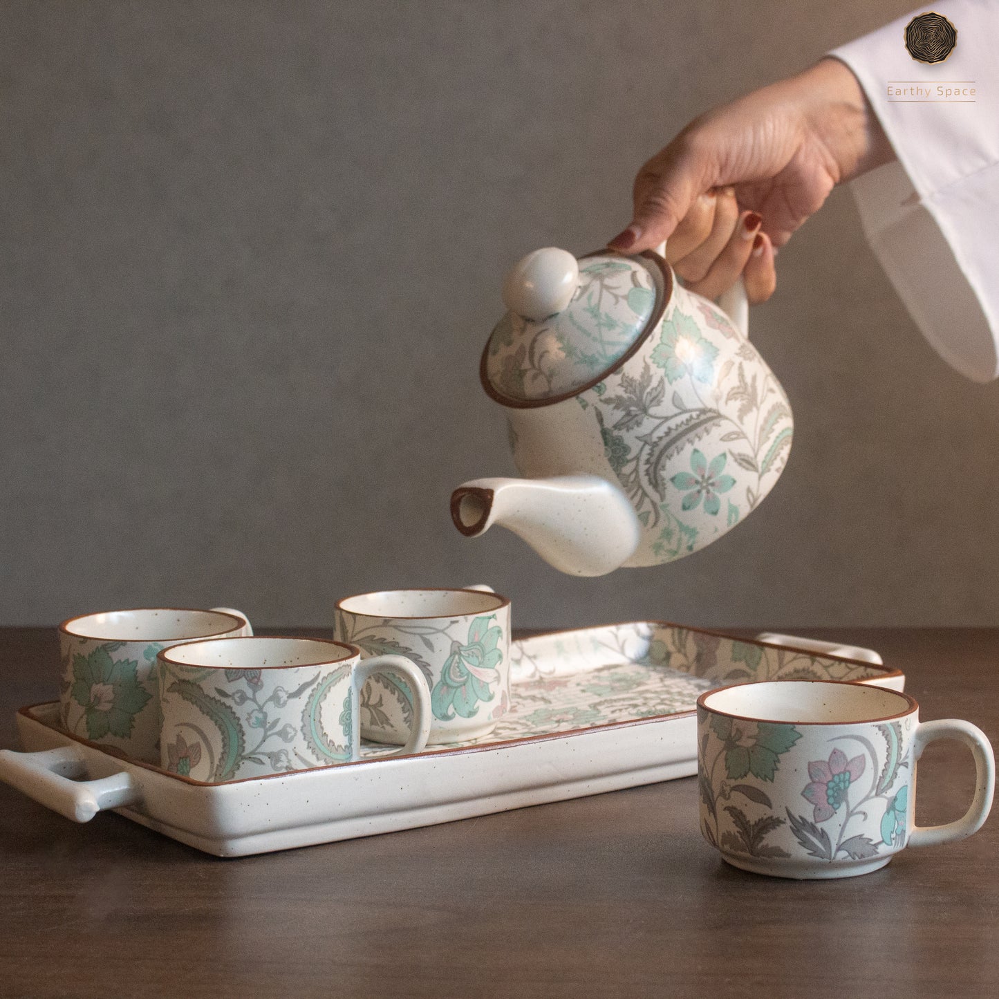 Gardenia Tea Pot Set