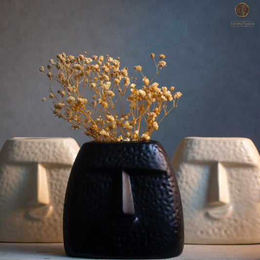 Boho Vase - Faces