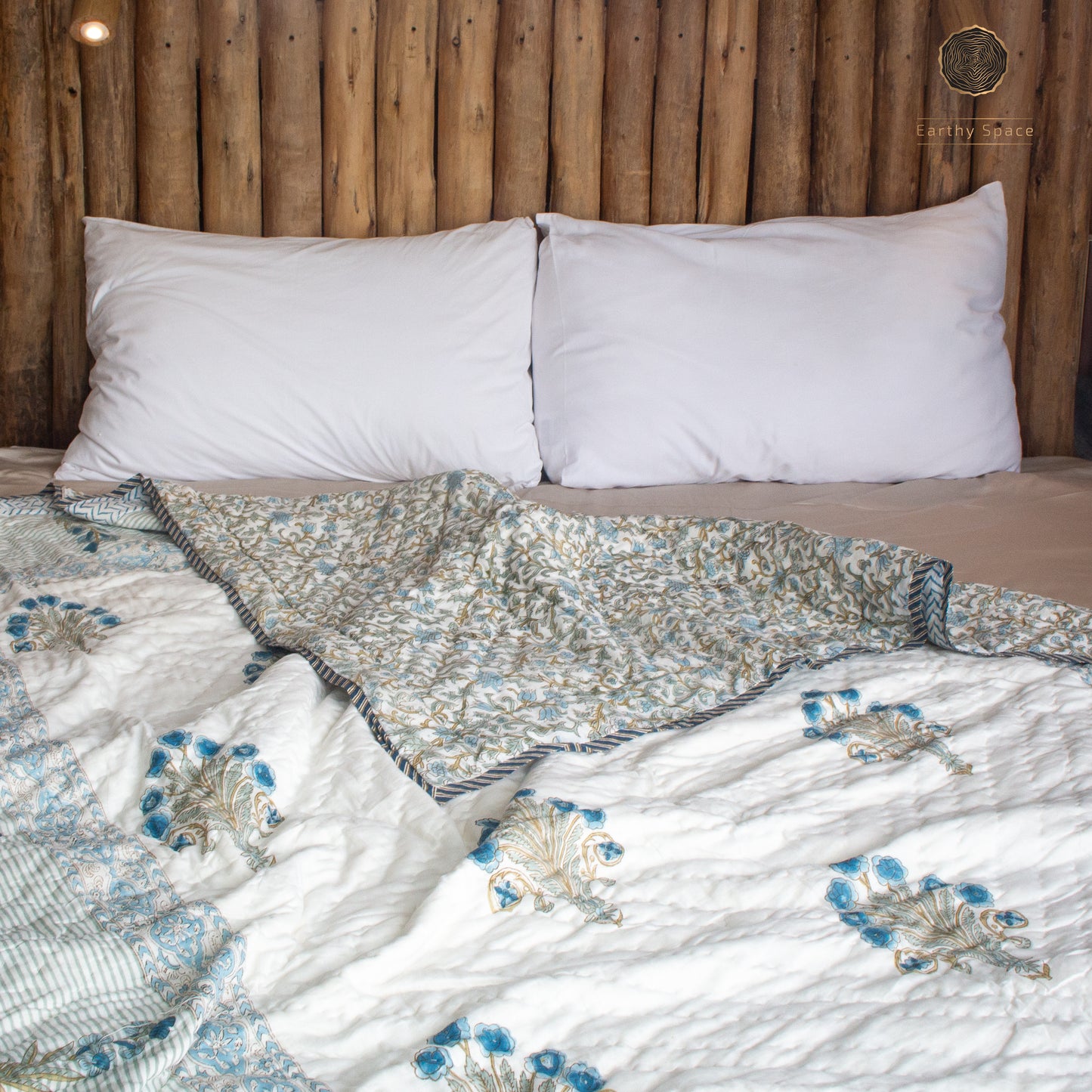 Blue bell Quilt - Single Bed