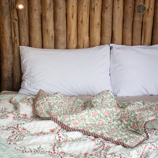 Mogra Jaal Quilt - Single Bed