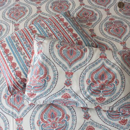 Blue Marwar  - Bedsheet - 90 by 108"