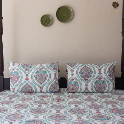 Green Marwar  - Bedsheet - 108" by 108"