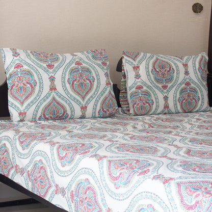 Green Marwar  - Bedsheet - 108" by 108"