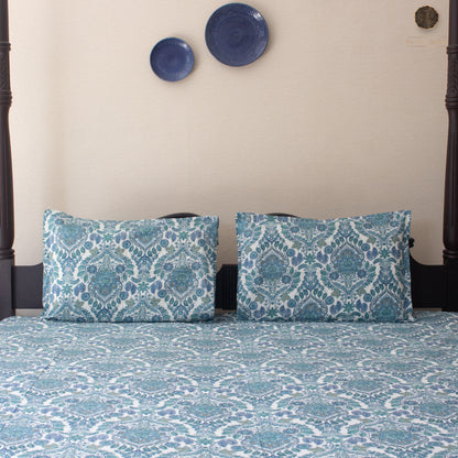 Blue Amber  - Bedsheet 90" by 108"