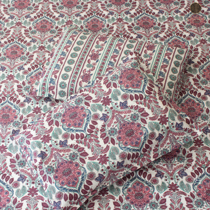 Pink Amber  - Bedsheet 90" by 108"