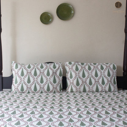 Green Cyprus - Bedsheet 108" by 108"