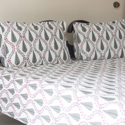 Grey Cyprus - Bedsheet 108" by 108"