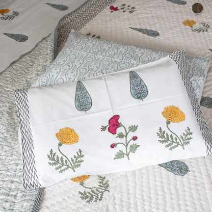 Mari Gold Flora - Bedding Set