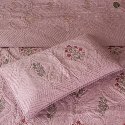 Lilac Blooms - Premium Quilted Bedspread