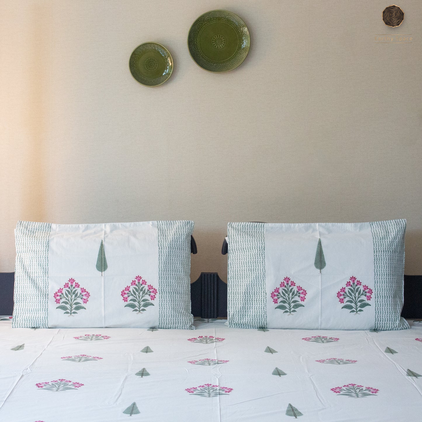 Garden Bloom Printed Bedsheet