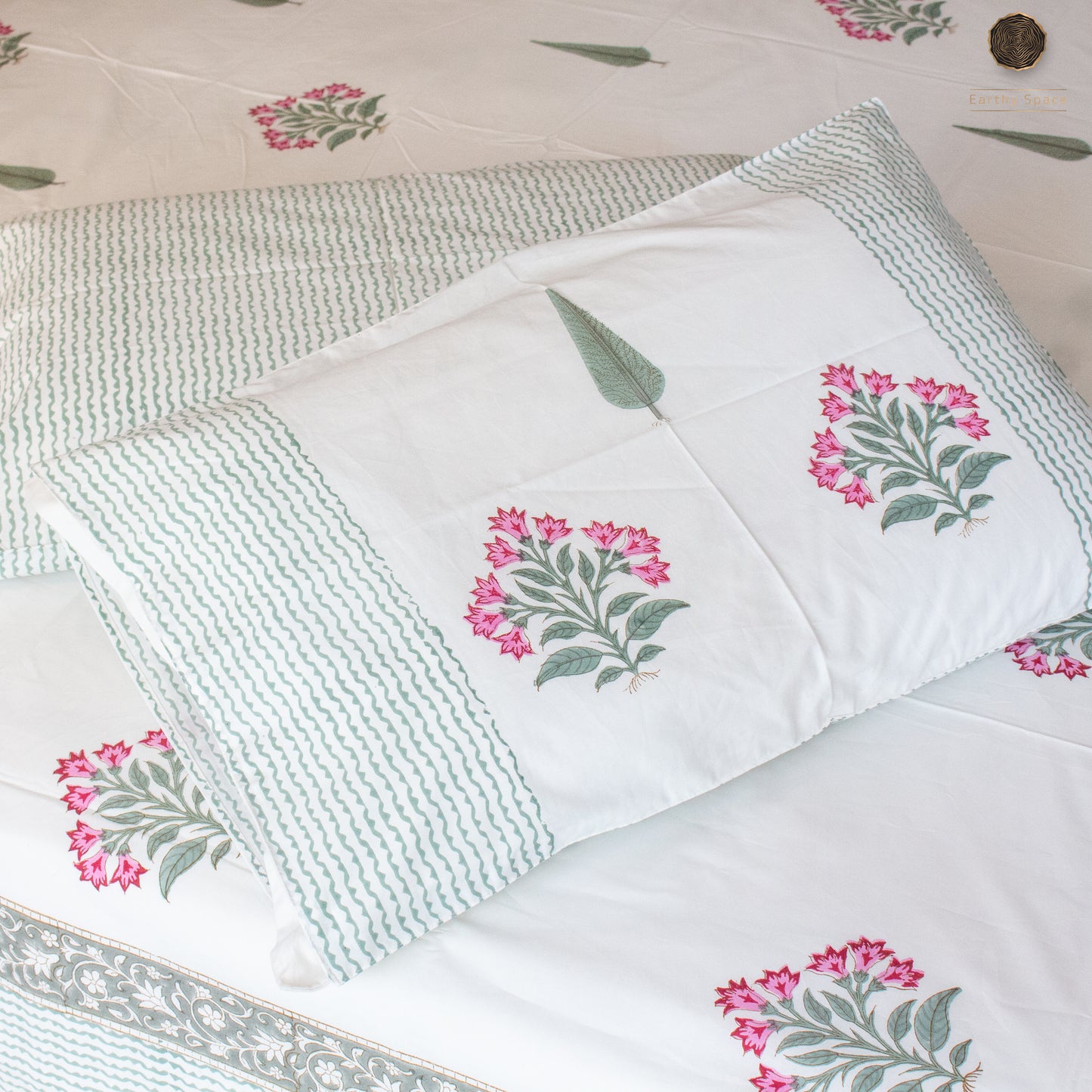 Garden Bloom Printed Bedsheet