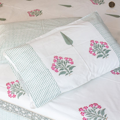 Garden Bloom Printed Bedsheet