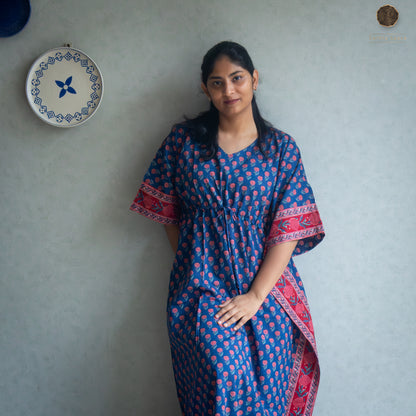 Indigo Lotus Kaftan