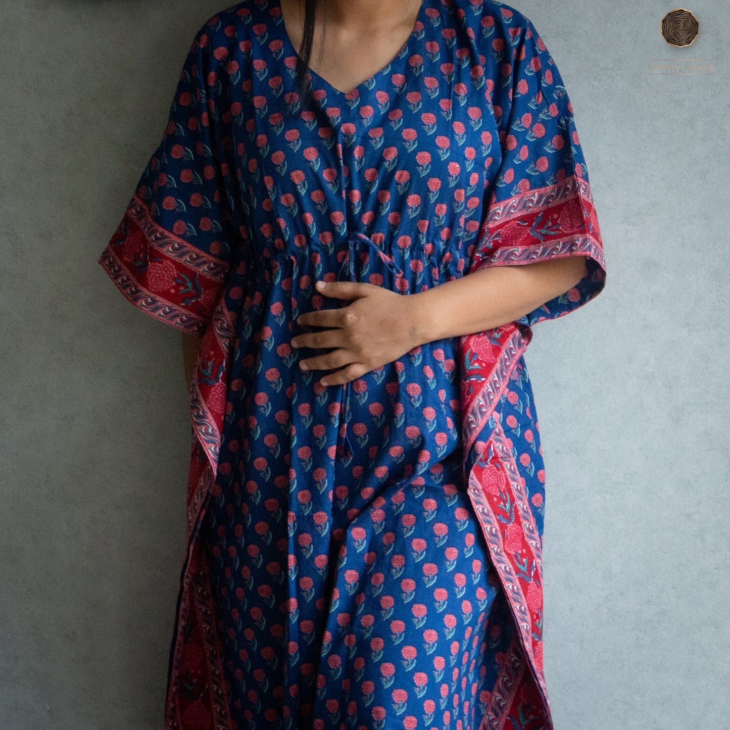 Indigo Lotus Kaftan
