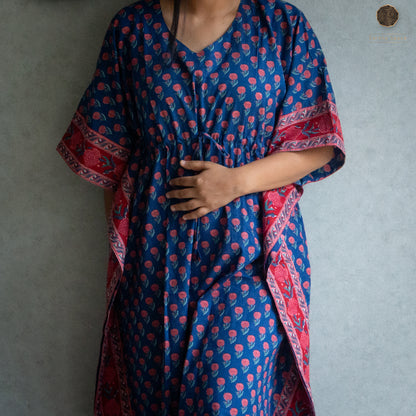 Indigo Lotus Kaftan