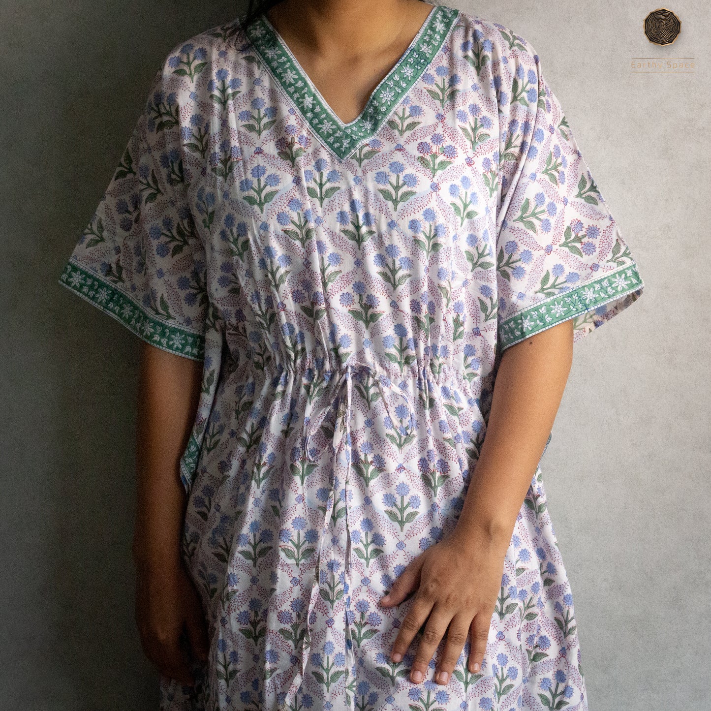 Lilac Drizzle Kaftan