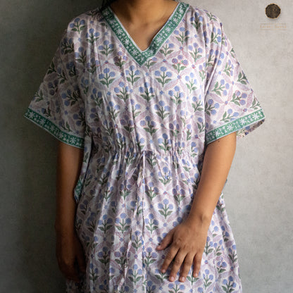 Lilac Drizzle Kaftan