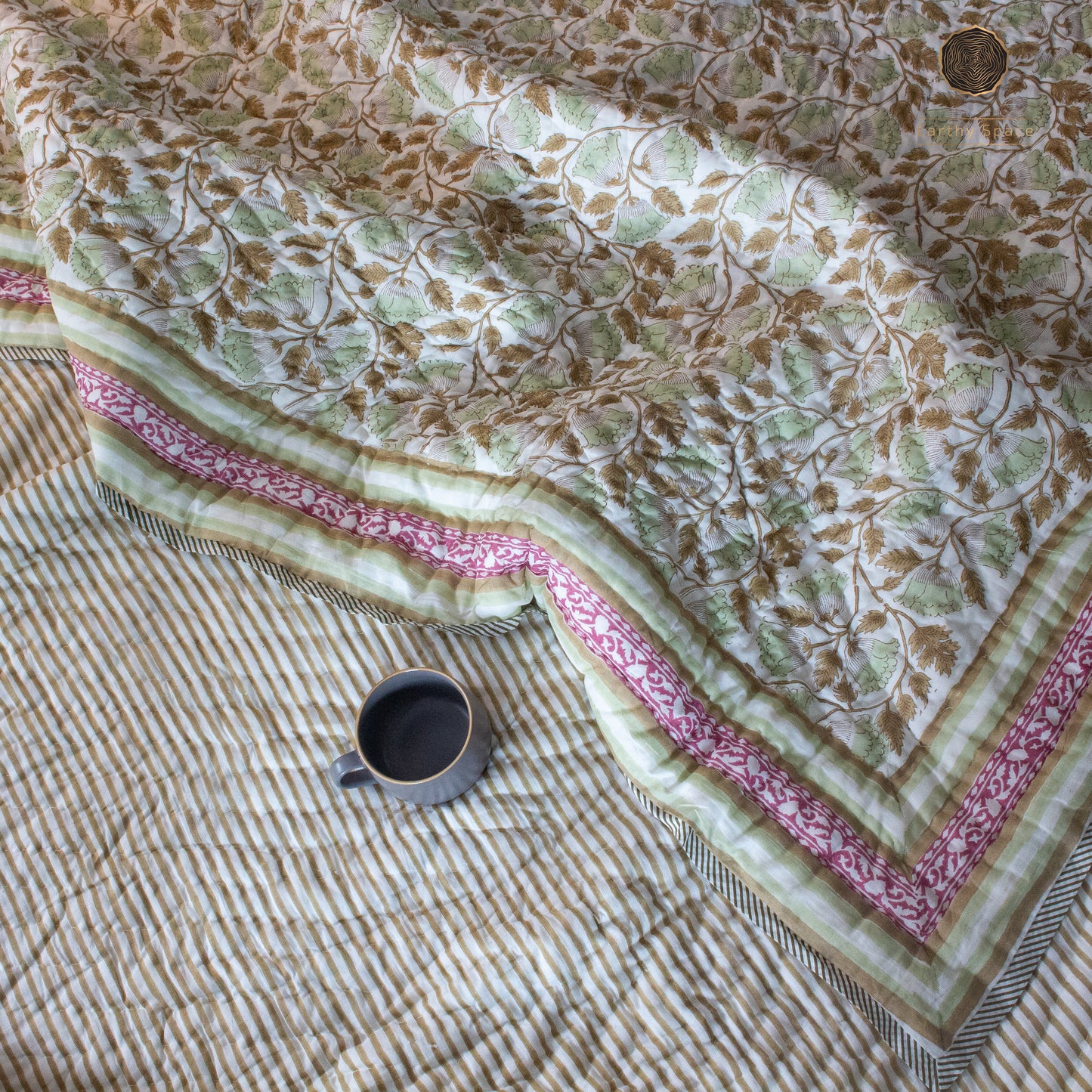 Reversible Quilt - Spring Blossom