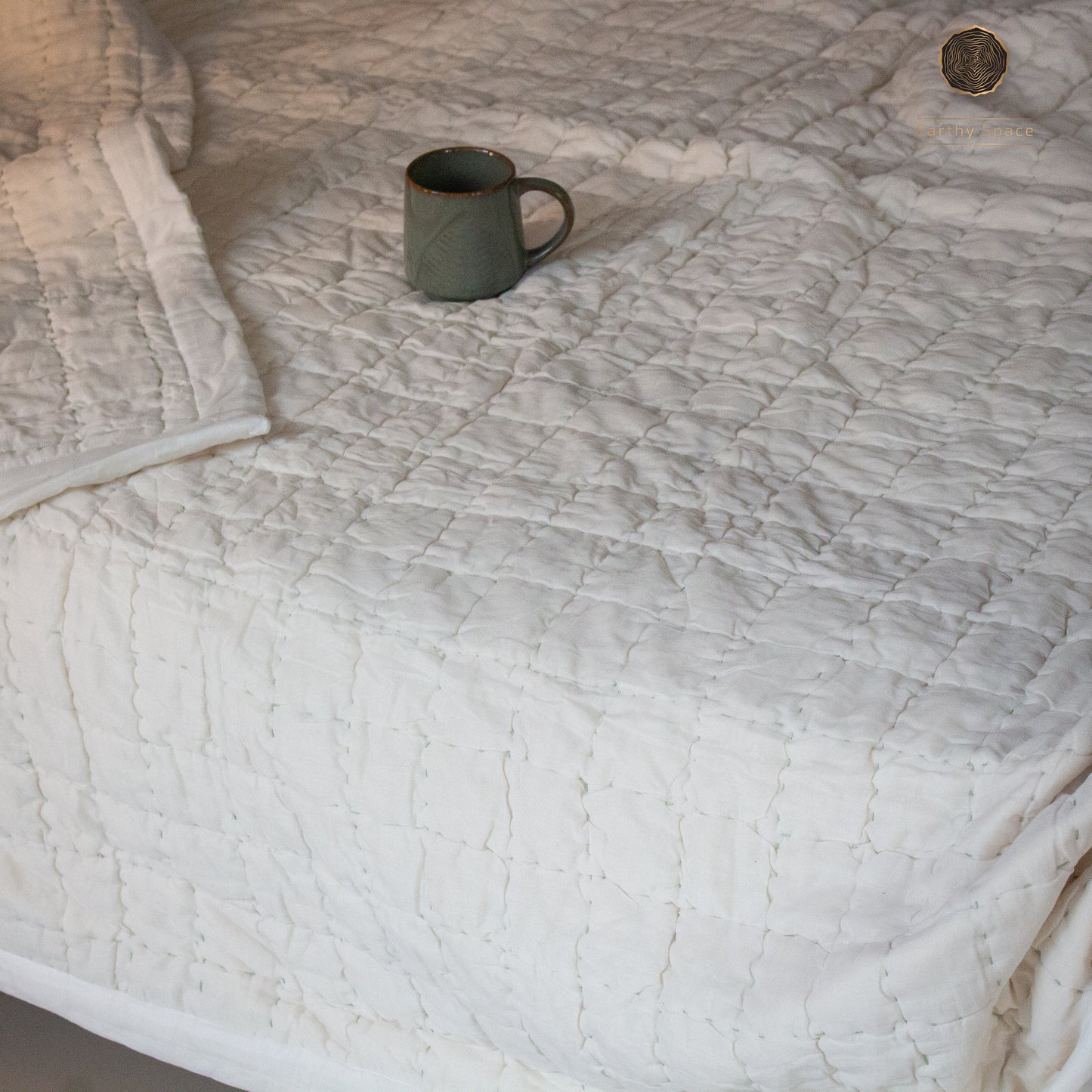 Kantha Quilt - Square - small