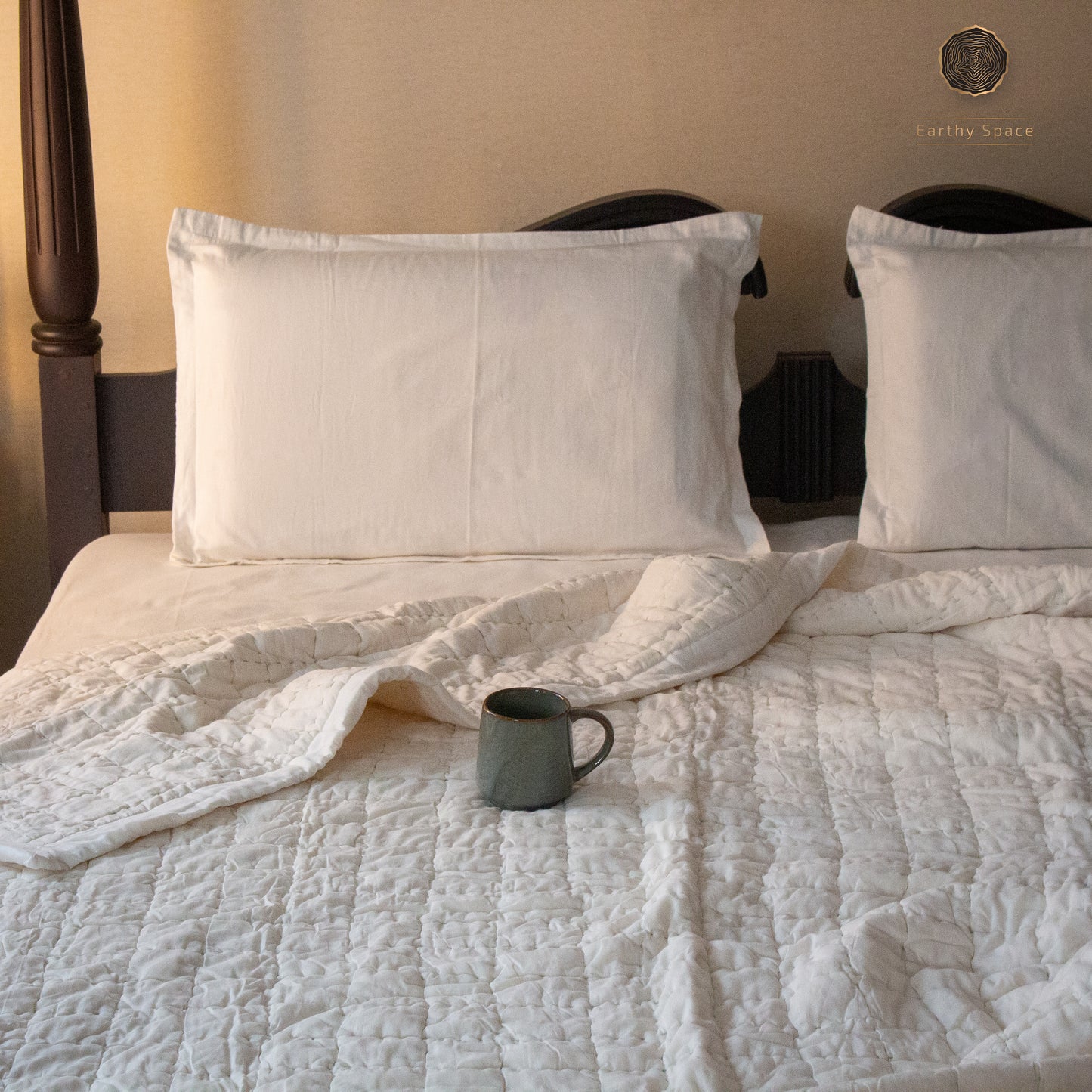 Kantha Quilt - Square - small