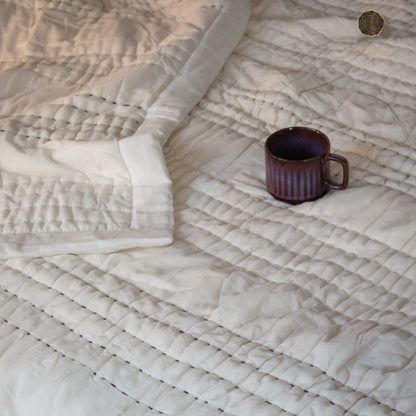 Kantha Quilt - Single Bed